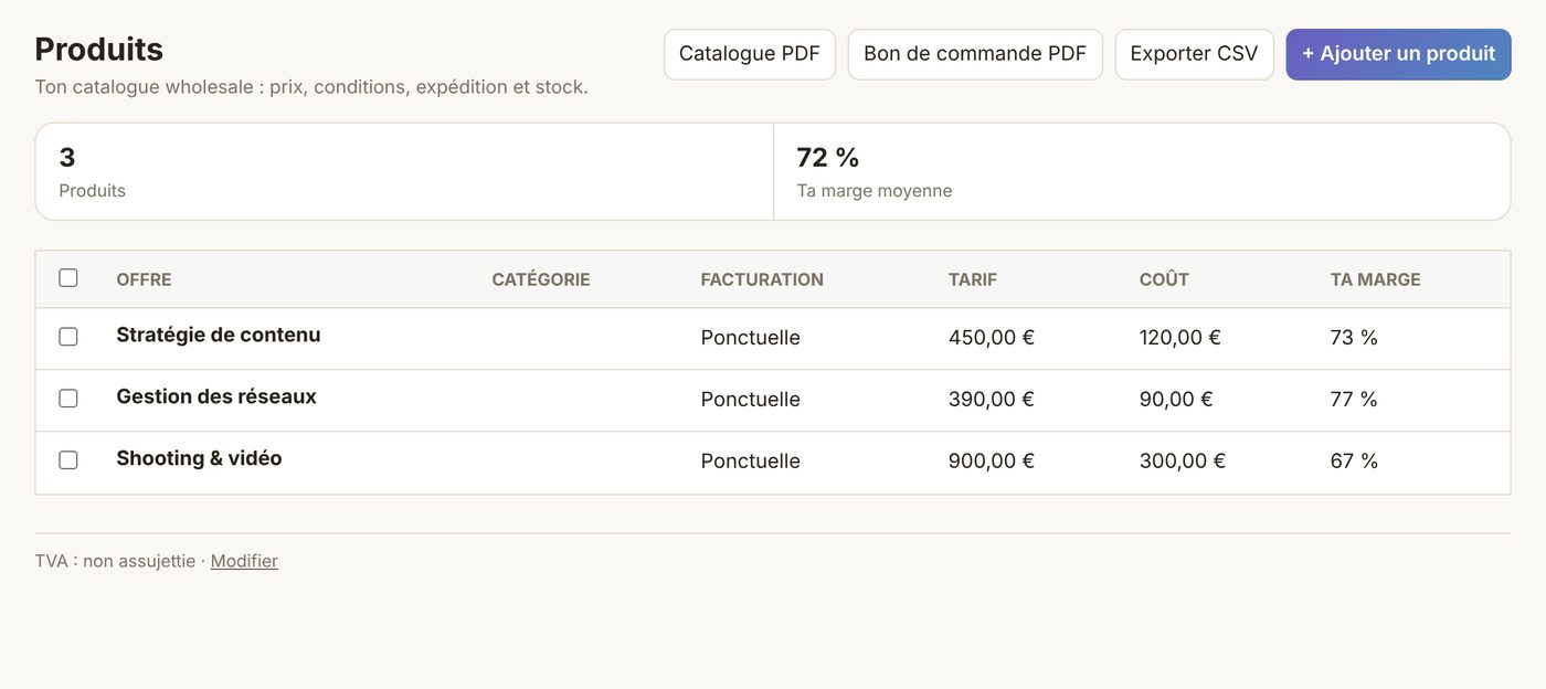 Offres de services dans Sogna